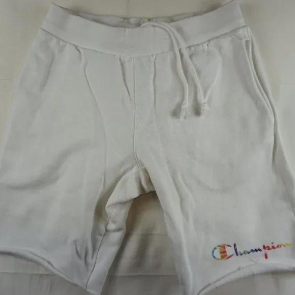 Fleece Shorts Champion Cut Off Mens Sweat Shorts Black Champion